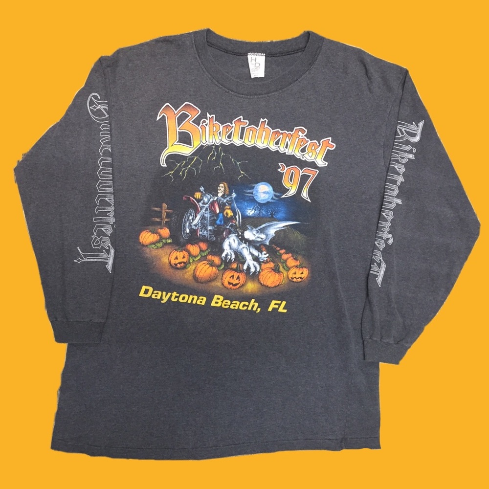 Super rare 97’ biketoberfest long sleeve large